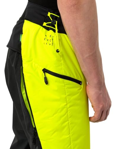 VAUDE Minaki IV Thermo Fahrradhose Unisex wattiert, Neon Yellow, Gr. XL – Ansicht 6