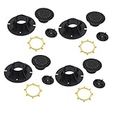 Housoutil Supporto Per Pavimento Esterno Supporto Per Travetti Regolabile Piedistallo Per ...