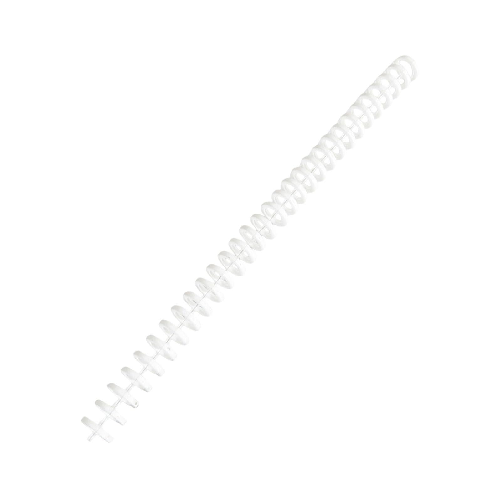 Elnwnnkc 12mm PVC Binding Comb 30 Rings Coil 30-Rings Binder Spine for Refillable Notebook Journal Binder Planner Supplies