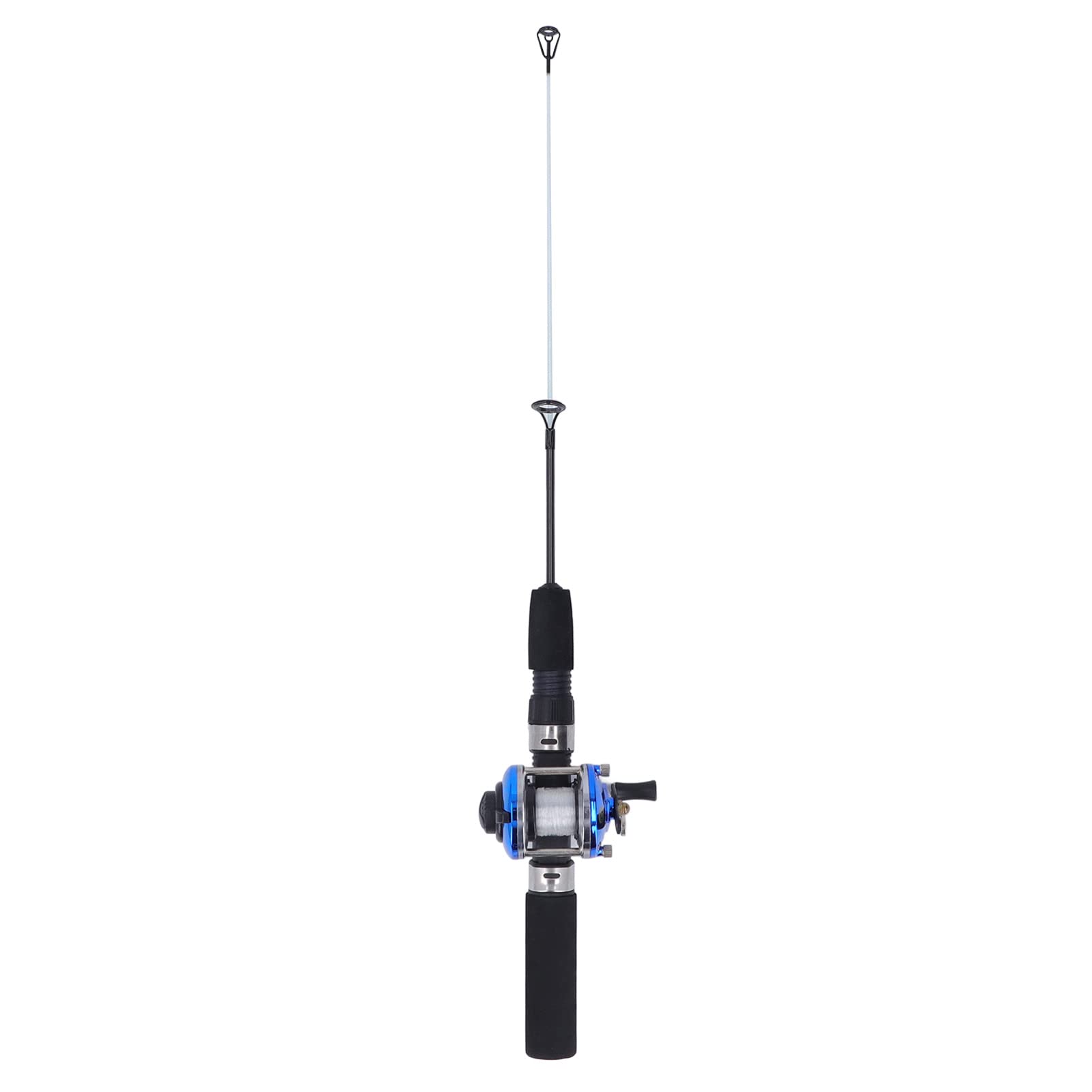 Muiltvoe 50cm Ice Fishing Rod Kit, Fishing Rod with Reel Hooks and Storage Box for Winter Outdoor Ice Fishing
