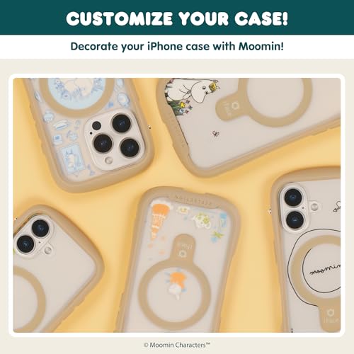 Funda decoración transparente iPhone 16 Pro Max iFace Moomin 3