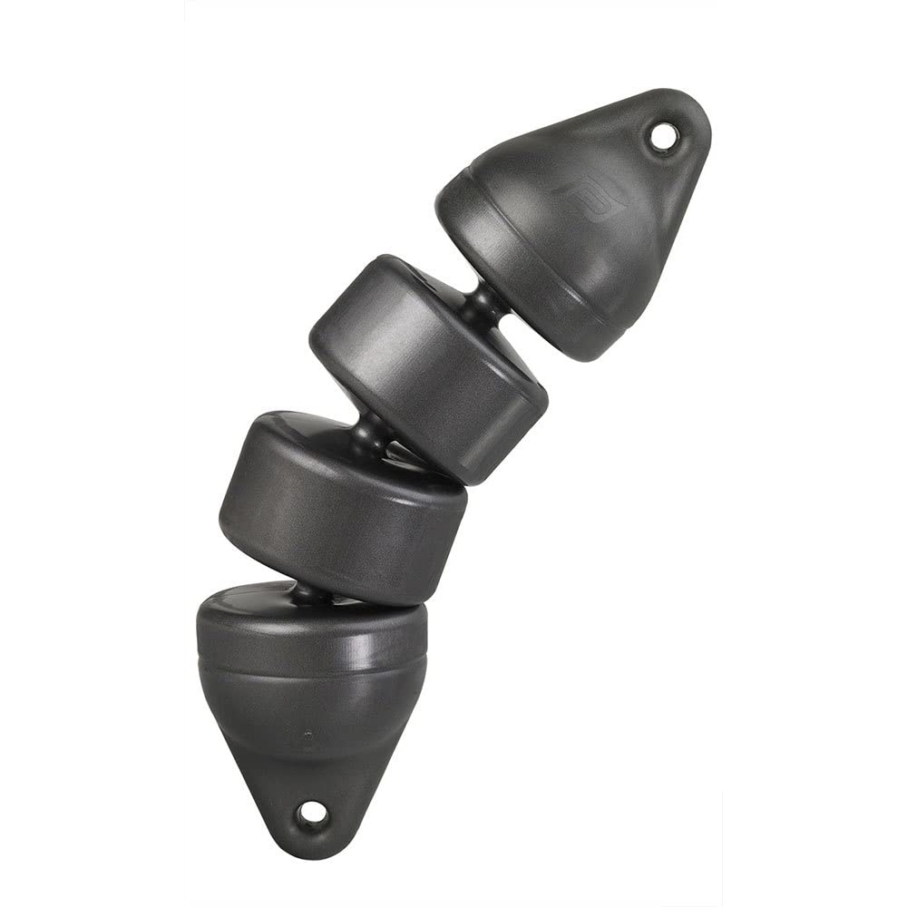 Plastimo Fender with Joint - Diameter 12/15 cm - White, Blue or Black, black, Ø 15 mm