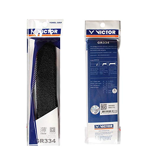 VICTOR GR-334 Towel Grip (Thin) Set of 3 (Black)-image-7