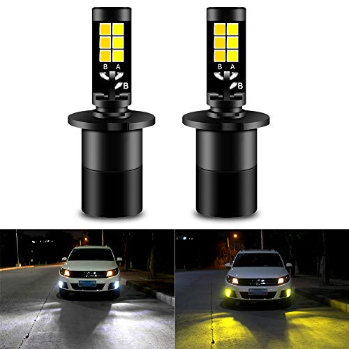 CIIHON H3 LED Fog Light Bulb 3030SMD 35W Lights Bulbs Not Headlight 1900LM