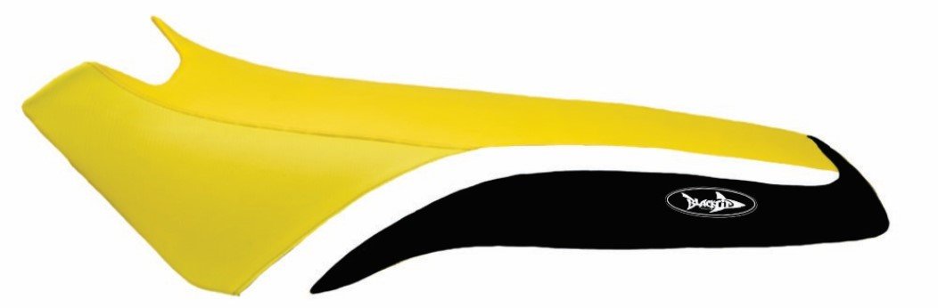 BlackTip Jetsports Seat Cover for SeaDoo 1993-1996 XP, XP800 / 1994-1999 SP, SPI, SPX (Yellow/Black/White)