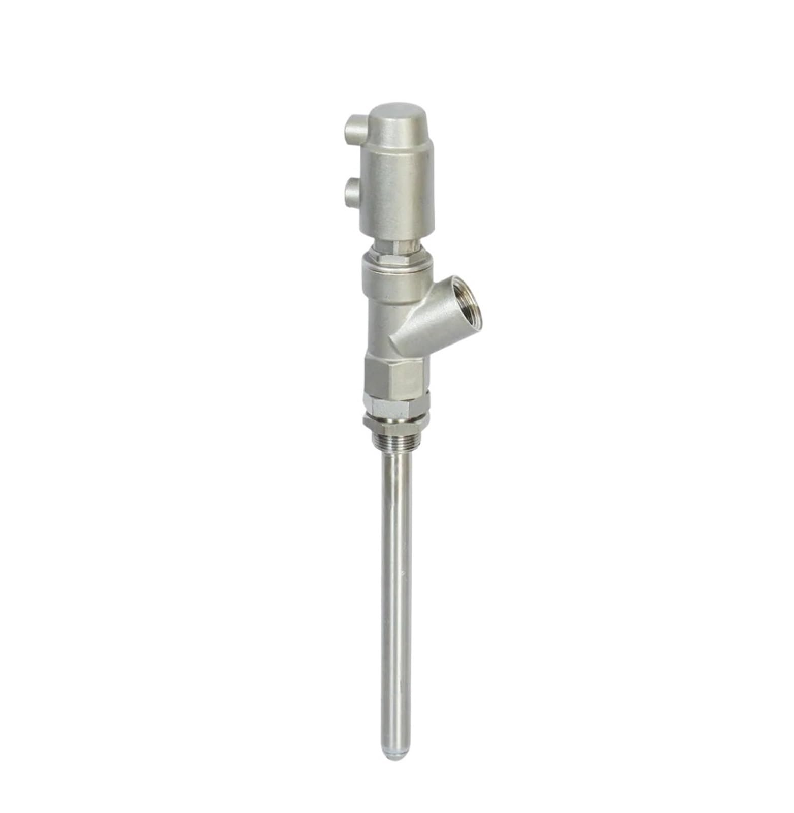 Vanne de remplissage pneumatique anti-goutte en acier inoxydable L175