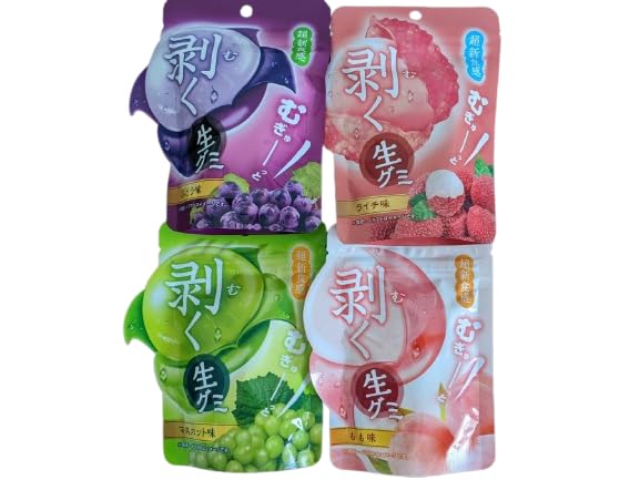 Amazon | 【販路限定セット】むぎゅーっと 剥く生グミ 4種セット  