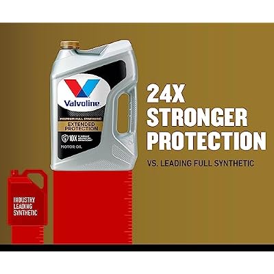 Valvoline Motor Oil, SAE 0W-20, 5 QT | Full Synthetic | Extended Protection | Pack of 2