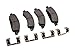 GM Genuine Parts 171-1014 Front Disc Brake Pad Set with Clips