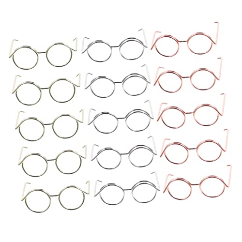 La mejor selección de Monturas de gafas para Niña , tabla con los diez mejores. 42 Abaodam Monturas de Gafas para Muñecas Mini de Alambre Metálico, Infantil, Tamaño Pequeño, sin Lentes, Accesorio para Vestir Muñecas, Uso en Decoración y Fotografía, Set de...