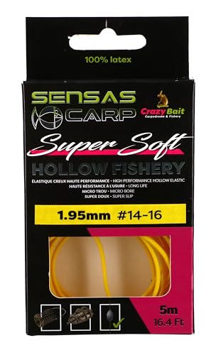 Sensas Élastique Hollow Compet Super Soft : la haute technicité pour votre ligne