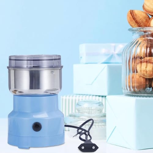 Miniatura 6 de Gralara Molinillo Multiusos Eléctrico Mini Molinillo De Especias Molinos De Alimentos Secos Especias Arroces Y Maní Molinillo Triturado Molinillo De Café Para, Azul