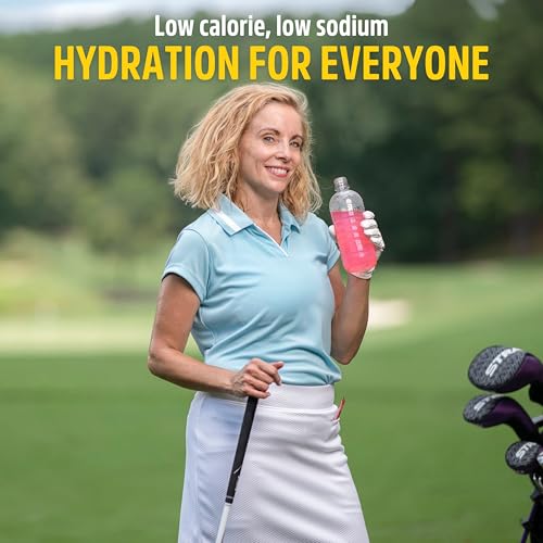 Image of Qwik Stik, Sugar Free Drink Mix Powder, 20 oz Yield per .11 oz Pack, Strawberry Lemonade, 50PK - 1 Each | Zero sugar electrolyte mix, fast-dissolving single-serve sticks, just add to 20oz water bottle for quick on-the-go hydration