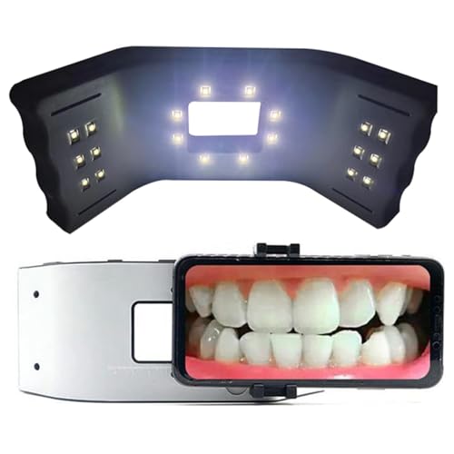 Luz de fotografía dental móvil con 20 LED regulables de 6000K a 6500K 2