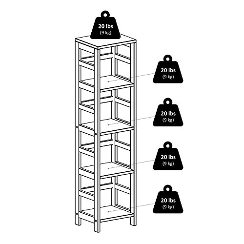 Winsome Wood Leo model name Shelving, Small, Espresso