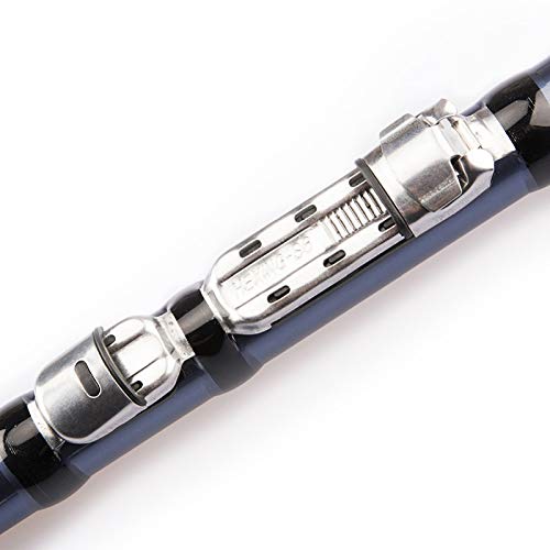 Vara de pescar, posicionamento de seção longa, vara de pesca de carbono, vara de pesca - azul 3,6 m