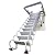 TECHTONGDA Telescoping Attic Loft Ladder Pull Down Attic Stairs 12 Steps Folding Ladder Loft Stair Ceiling Mounted Attic Access Ladder 27.5'' x 35.4'' Opening Size 9.84ft Max Height Pure White