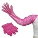 50Pcs Disposable Soft Plastic Film Gloves Long Arm Veterinary Examination Artificial Insemination Glove