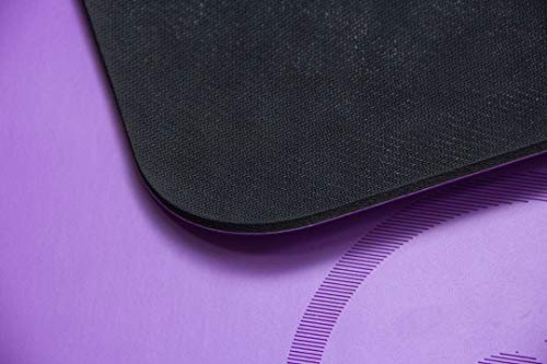 ARIMO Tapete de Yoga Mat PU com Borracha Natural 181 x 61 x 0,5 cm Com Linhas de Alinhamento Super A