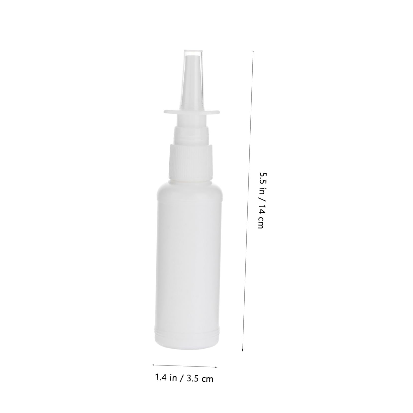 EXCEART Spray Bottles 50ml in Pe Bianco, Flaconi Spray da Viaggio | 200 Pezzi, Nebulizzatore Spray Nasale Cover Protettiva Trasparente, Back To School Party