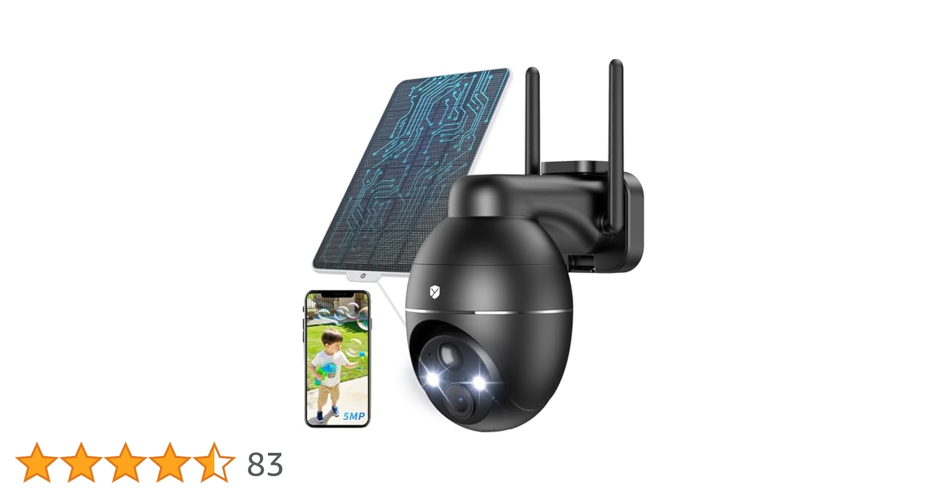 Amazon.co.jp: 【2025強化版500万超高画素・高効率充電】 防犯