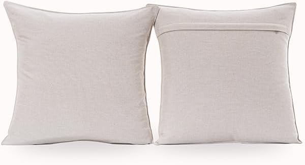 Miniatura 7 de NiNi ALL Juego de 2 fundas de almohada impermeables para exteriores, decorativas, casa de campo, jardín, fundas de cojín sólidas para patio, tienda