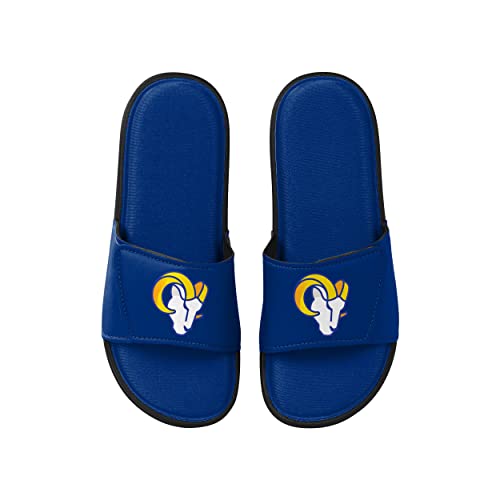 Image of FOCO mens NFL Team Logo Sport Shower Foam Slide Flip Flop Sandals