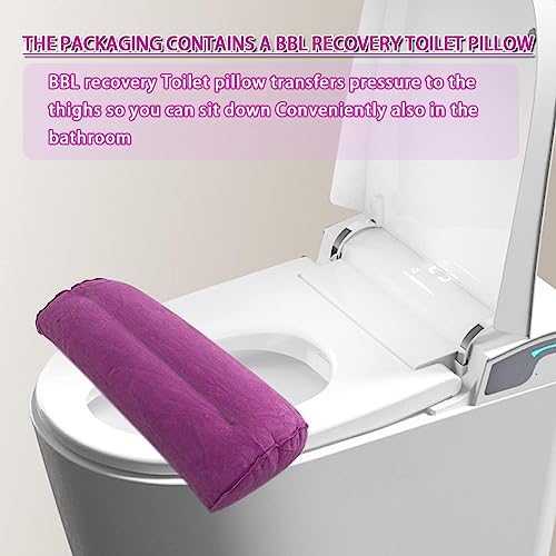 BBL Post Surgery Supplies BBL Bed Pillow After Surgery Brazilian Butt Lift Recovery Bed with Air Pump Brazilian Butt Lift Bed with Hole (Pink)