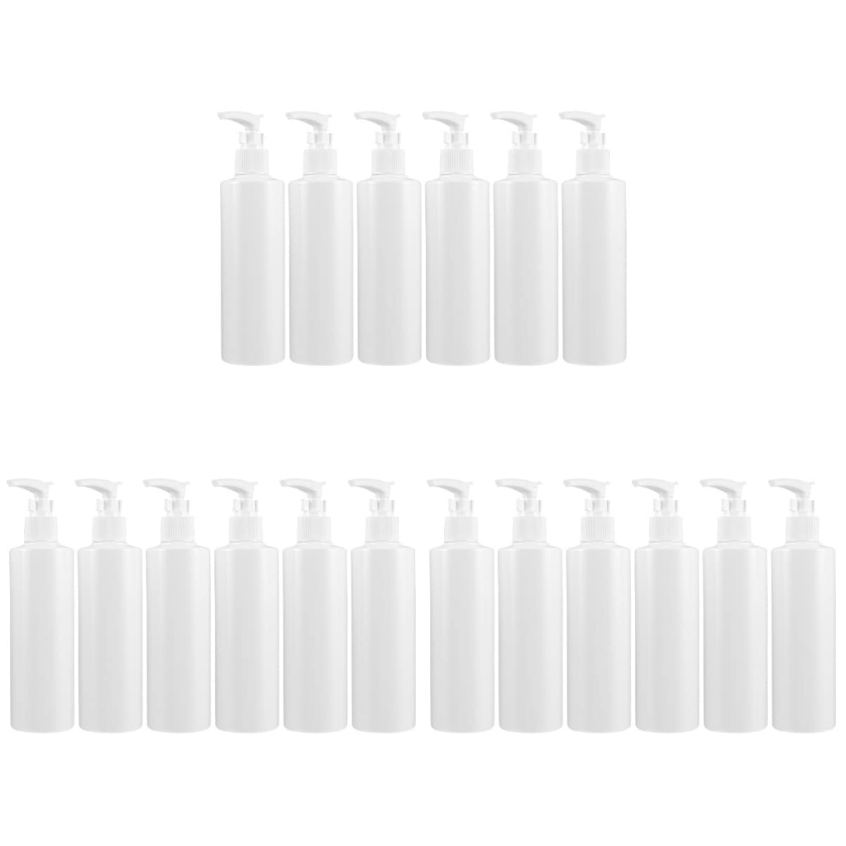 3 Sets 250 Ml Lotion-pumpflasche in Reisegröße Nachfüllbarer Spender Für Shampoo Creme Hautpflege Kompakt Wiederverwendbar 6 Stück * 3