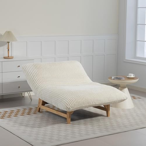 Sillón Lounge Plegable Blanco miniatura 1