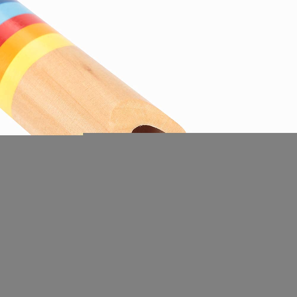 RiToEasysports Fipple de Madera Piccolo, Instrumento Educativo de Flauta de Madera para niños, Regalo de Juguete