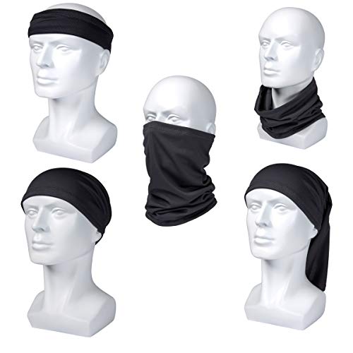Sun UV Halloween Protection Neck Gaiter Washable Reusable Magic Face Cover Dust Wind Bandana Balaclava for Fishing Hiking