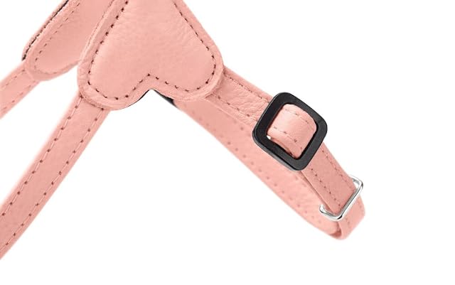 Foto 2 de 8 de HUNTER Soho Mini - Arnés para Perros, Color Rosa Claro, Piel de Vacuno, Suave y Flexible, Suave al Tacto…