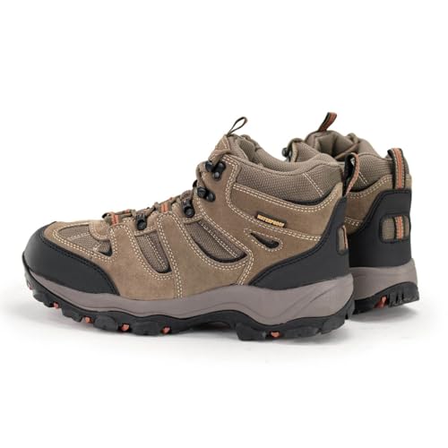 Milwaukee Leather Men's Brown Suede Lace-Up Waterproof Outdoor Hiking Boots MBM91503