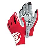 STRASSE ゲーミンググローブ 手袋 レーシンググローブ ゲーミング手袋 タッチパネル対応 スマホ対応 シミュレーター (レッド,S)