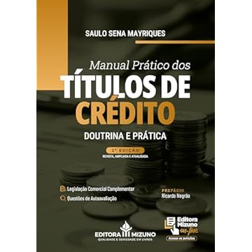 Capa do livro Manual Prático dos Títulos de Crédito