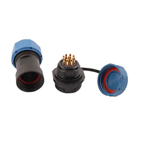 Aexit Socket Aviónico 9 polos SP1711/S Azul Negro miniatura 1