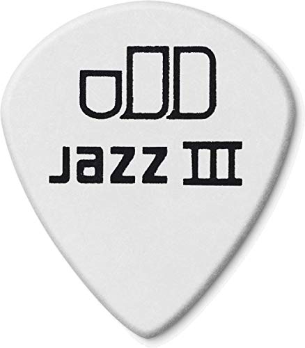 Dunlop 478 TORTEX White JAZZ III Picks (12-Pack) 1.35 mm - Les Beatles, Paul McCartney, John Lennon, RIngo Starr, George Harrison Dunlop 478 TORTEX White JAZZ III Picks (12-Pack) 1.35 mm – Image 4