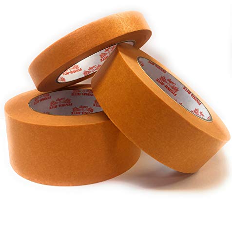 Pack of 3 Automotive Refinish Orange Masking Tape 34 15 2 60ydsEach