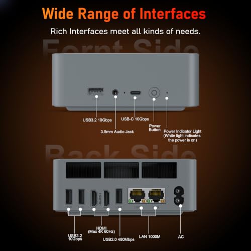 Beelink Mini PC EQR5 7330U (2.3/4.3 GHz), 16GB DDR4 256GB SSD, 85W PSU - image 9
