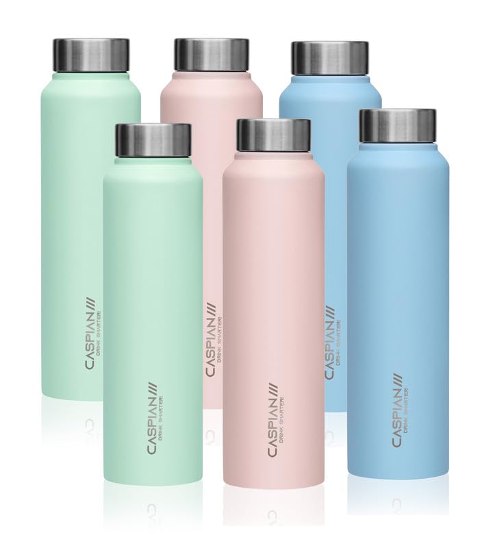 See full amazon price history chart for CASPIAN /// Astra Stainless Steel Water Bottle (Mist Green, Light Pink, Sky Blue, 1 Litre, Set of 6)| Leak Proof Thunder for Fridge Home Office Travel School Kids Boys Girls Adults Sports Gym Yoga CASPIAN /// Astra Stainless Steel Water Bottle (Mist Green, Light Pink, Sky Blue, 1 Litre, Set of 6)| Leak Proof Thunder for Fridge Home Office Travel School Kids Boys Girls Adults Sports Gym Yoga (B0CHMSSK4N) Amazon Price History, Amazon Price Tracker