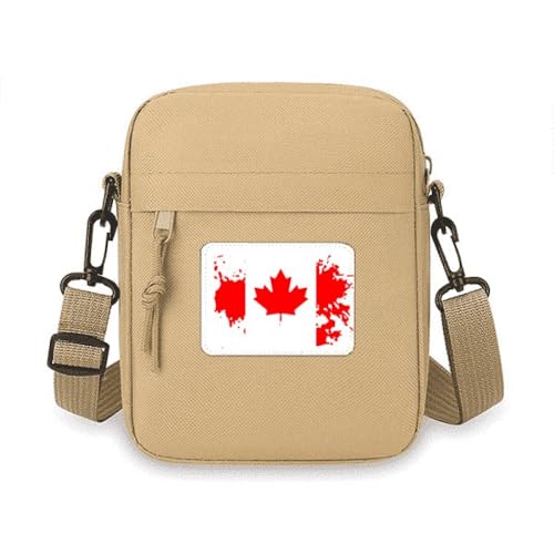 Mini sac à bandoulière drapeau canadien pour vos sorties