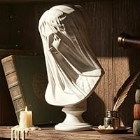 33 cm verhüllte Dame Büste griechische Göttin Statue, große Klassische römische Büste, griechische Mythologie, Dekoration, Geschenke, verschleierte Damenbüste, Skulptur für Heimdekoration, verwendet