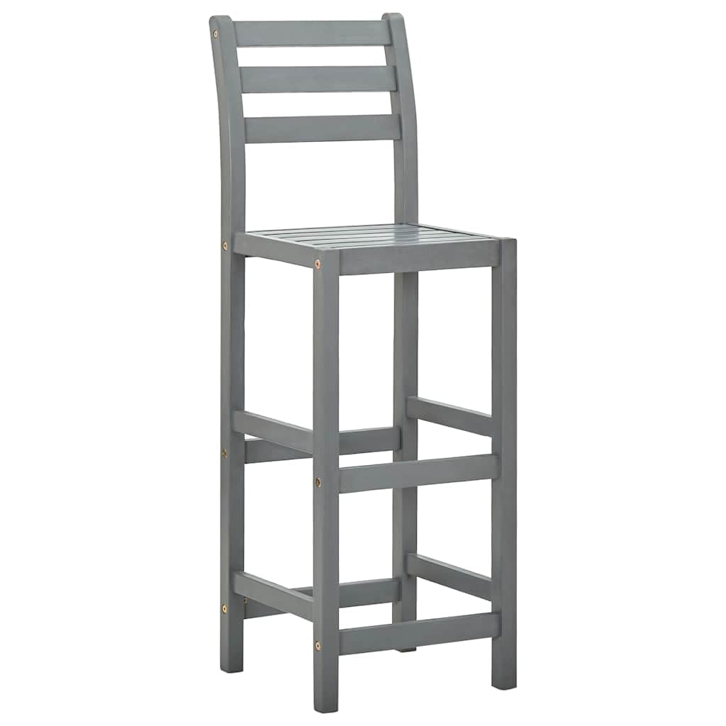 Tabourets de bar en bois massif pour îlot de cuisine scandinave et salle à manger chaleureuse