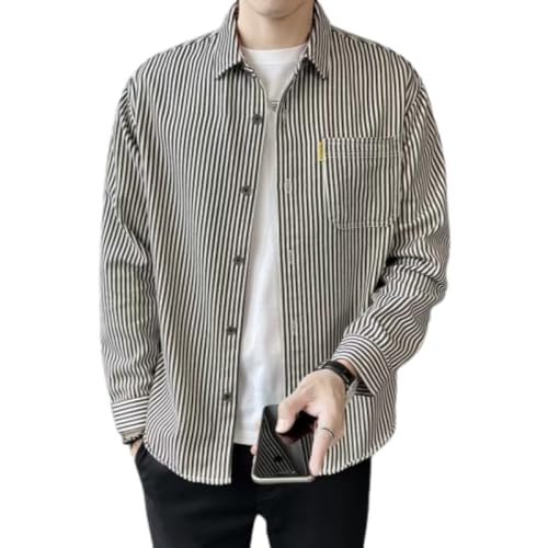 Men T-Shirt Men Fashion Urban Sports Shirt Light Comfortable Men Casual Longsleeve T-Shirt Youth Classic Men Trend Longsleeve Tops E-Black 3XL