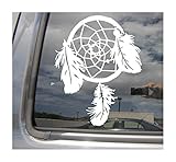 Right Now Decals Dreamcatcher Dream Catcher - Native American Indian - Cars Trucks Moped Helmet Hard Hat Auto Automotive Craft Laptop Vinyl Decal Store Window Wall Sticker 10154