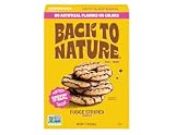 Back to Nature Fudge Striped Cookies, Plant-Based, Non-GMO, Made with Wheat Flour, Snack Happy, 7.7 oz Box