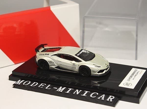 ★LBランボルギーニウラカン　製作品(パールホワイト) HOT WHEELS 1/64スケール「LB-WORKS ランボルギーニ・ウラカン