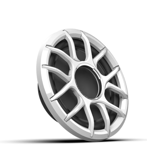 wet sounds ZERO-12-S4-XZ-W White 12" Zero Series Marine Subwoofer with Shallow Mounting Depth and Hidden Mounting Hardware
