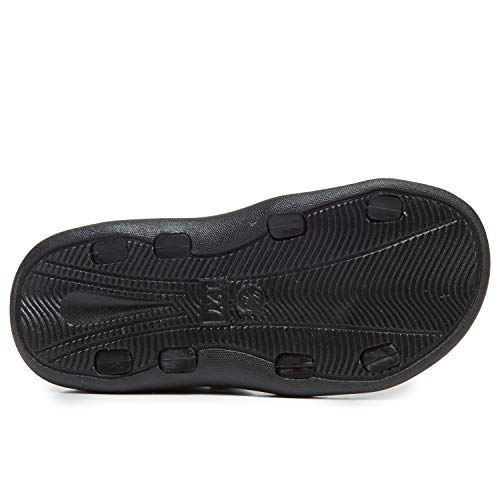 Skysole Boys Double Adjustable Strap Lightweight See More Colors Sizes Slippers, Black, 13 Little Kid #TOP2